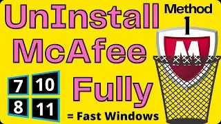 Uninstall McAfee Antivirus Completely Windows 11, 10 | McAfee Removal Tool | Remove McAfee LiveSafe