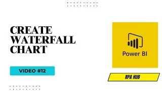 #12 How to Create Waterfall Chart using Power BI | Power BI Tutorial