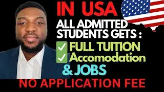 APPLY FOR FREE, GET 100% SCHOLARSHIP GUARANTEE IF YOU GET ADMITTED in USA