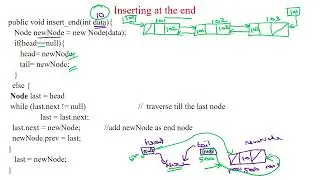 13 Doubly Linked List - Insert a node at end