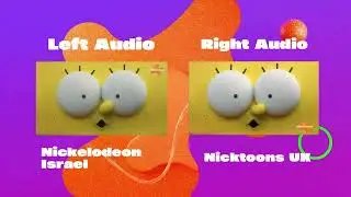 Comparison - Nickelodeon Israel and Nicktoons UK [SpongeBob unreleased bumper]