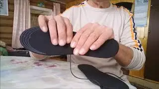 Стельки с  эл.подогревом из Алиэкспресс. Обзор,   проба!!