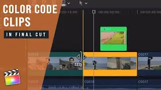 How to color code clips in Final Cut Pro X