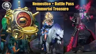 Dota 2 Nemestice + Battle Pass  Immortal Treasure