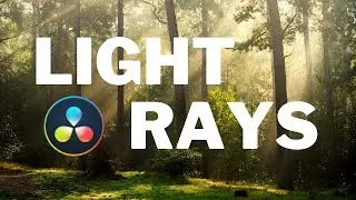 How to add LIGHT RAYS to a video in Davinci Resolve