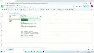Convert English to hindi in Google Spreadsheet.