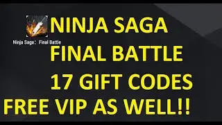 Ninja Saga : Final Battle 17 GiftCodes | Fate Night : Hero Return | Ultimate Master : Blazing