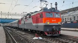 ЭП1-349 с поездом №691 Новороссийск — Ростов-на-Дону