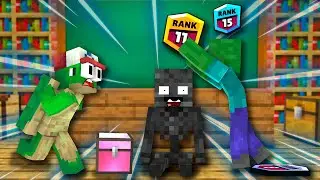 Magic Mermaid | THE LVL RANK BRAWL - ALL EPISODE in Monster School Herobrine in Minecraft Animation