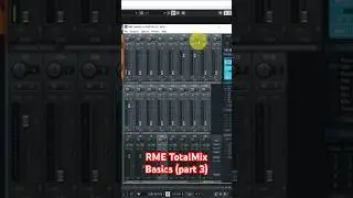 RME TotalMix Basics (part 3) #shorts