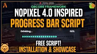 [QBCore] NoPixel 4.0 Inspired Progress Bar Script | FiveM Progressbar | Free QBCore Framework Script