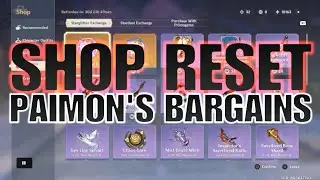 Genshin Impact SHOP RESET PAIMON'S BARGAINS for March 2022