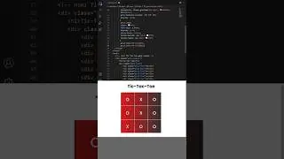 Html coding || Tic-Tac-Toe  