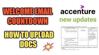 Welcome Accenture Documents update Important Onboarding process