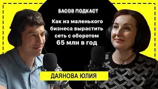 Даянова Юлия. Как из маленького бизнеса вырастить сеть с оборотом 65 млн в год.