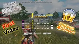First Game On This Channel Chicken Dinner Rules Of Survival | ZaSaXs