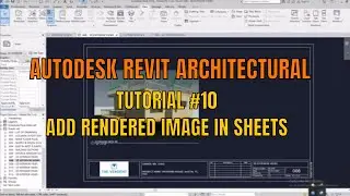 Rendered image in viewport in Revit tutorial 10