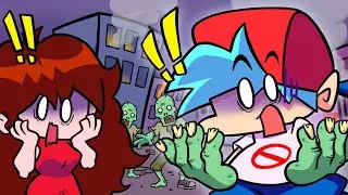 BOYFRIEND TURNS INTO A ZOMBIE?!  - Friday Night Funkin Animation