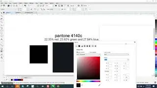 Corel Draw Tips & Tricks Add a Pantone 4140C color