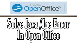 Solve JRE Error in Open Office Dbase