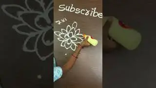 7 Dots Small Kolam Designs | New Rangoli Muggulu #shorts