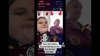 Two ladies talking too fast on the live stream ￼