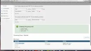 Create Filtered Groups