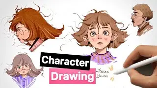 Procreate Drawing Process | what brush to use, digital drawing steps, making money as artist & more!