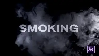 After Effects Tutorial: Smoke Text Effects