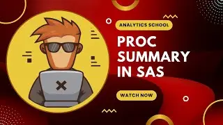 Proc Summary In SAS