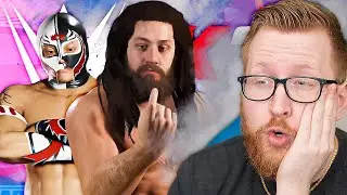 This is my FIRST match on WWE 2K22 and...