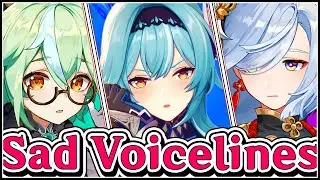 Why is Genshin So Sad? | Genshin Impact Voice lines ft. Eula, Shenhe, Sucrose, Qiqi, Kujou Sara