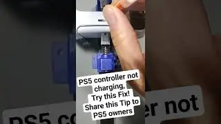 PS5 controller not charging, try this fix 🎮 