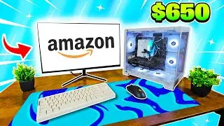 Building A CHEAP Amazon Gaming Setup! + (Giveaway)
