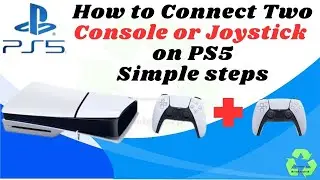 How to connect two controller or console or joystick to ps5 simple steps