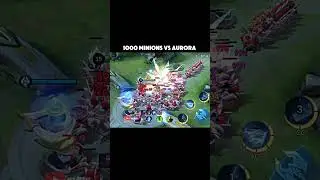 AURORA vs 1000 MINIONS✅ #mlbbtutorial #mobilelegends #hanzoplays #mlbb #keoplays