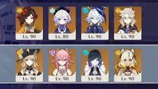 CHIORI ALBEDO & NAVIA XILONEN | Genshin Impact ABYSS FLOOR 12 Geo Team