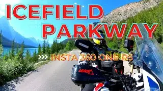 Icefields Parkway Motorcycle Ride: 360° Views With The Insta360 One Rs