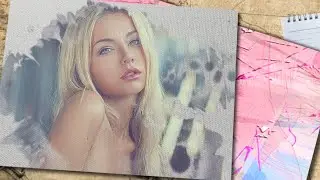 Painting Canvas Slideshow - Springtime Romance:  Sony Vegas Pro