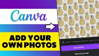 How To Add Your Own Photo On Canva