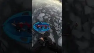 Day 2 of learning how to ice fish in Massachusetts 