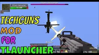 How to Download and Install Techguns Mod in Tlauncher 2023 || Techguns Mod for Tlauncher Minecraft