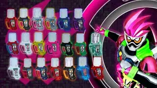 Kamen Rider Ex-Aid All Gashat Lagend Rider Henshin Sound Ichigo-Build (HD)