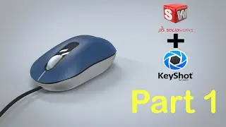 Solidworks tutorial | Design a mouse & render with keyshot Parte 1/2