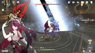Rosaria vs Childe Solo Gameplay | Genshin Impact