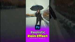 How to Create Rain Effect in Photoshop - Photoshop Tutorial #photoshop  #socialmediagraphic