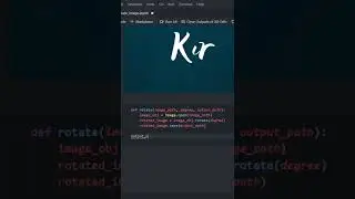 How to rotate image in python