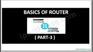 Basics of Router ( Part 3) - Components 