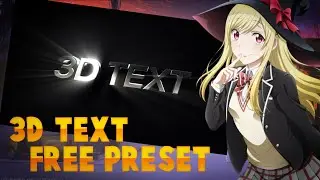 3D Text Preset Alight Motion | Link/XML
