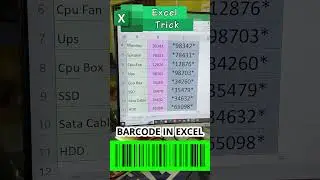 🔥Excel Barcode Formula | Barcode in 30 Sec.  